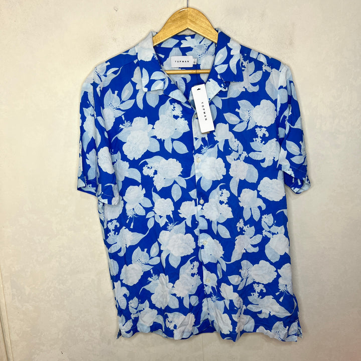 TOPMAN SAFARI COLLAR HALF SLEEVES HAWAI SHIRT BRAND NEW