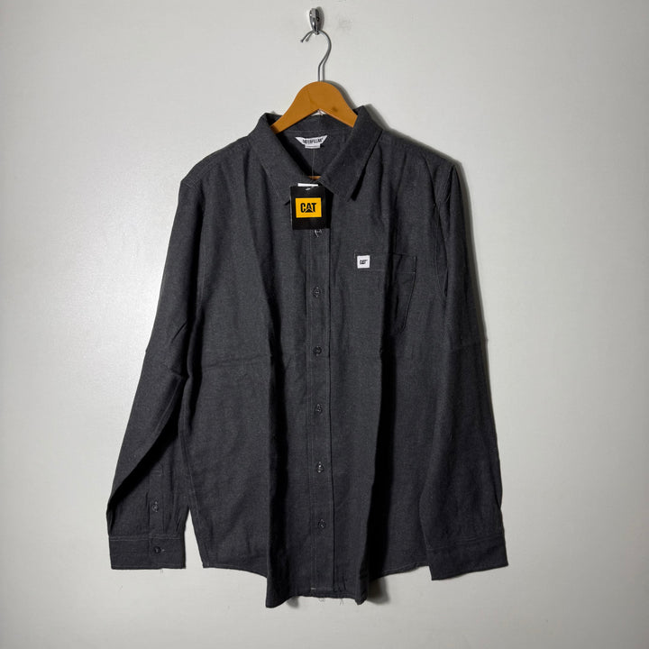 CATER PILLAR FLANNEL COTTON SHIRT BRAND NEW GREY COLOUR