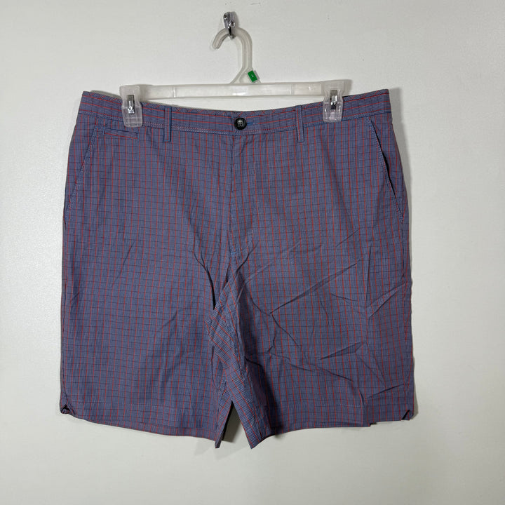 PERRY ELLIS COTTON CHECKERED SHORT BRAND NEW