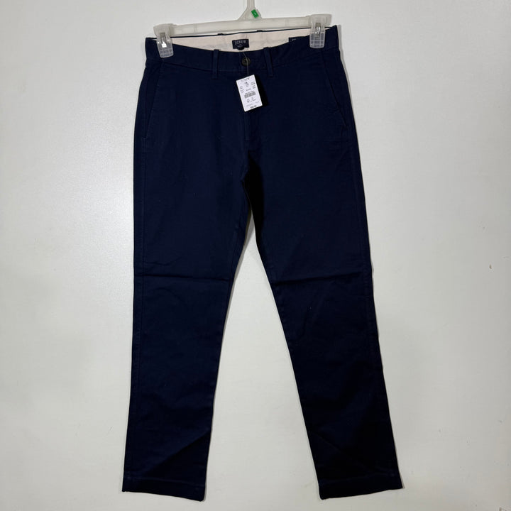 J CREW STRAIGHT FIT COTTON CHINO PANT BRAND NEW WITH STRETCH BLUE COLOUR