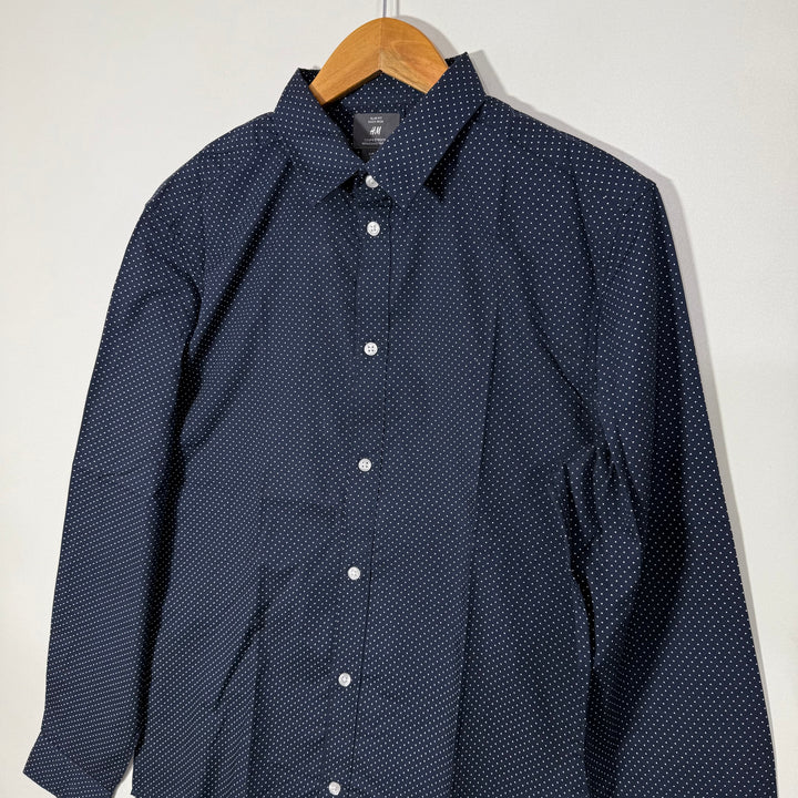H&M SLIM FIT SEMI FORMAL  COTTON SHIRT