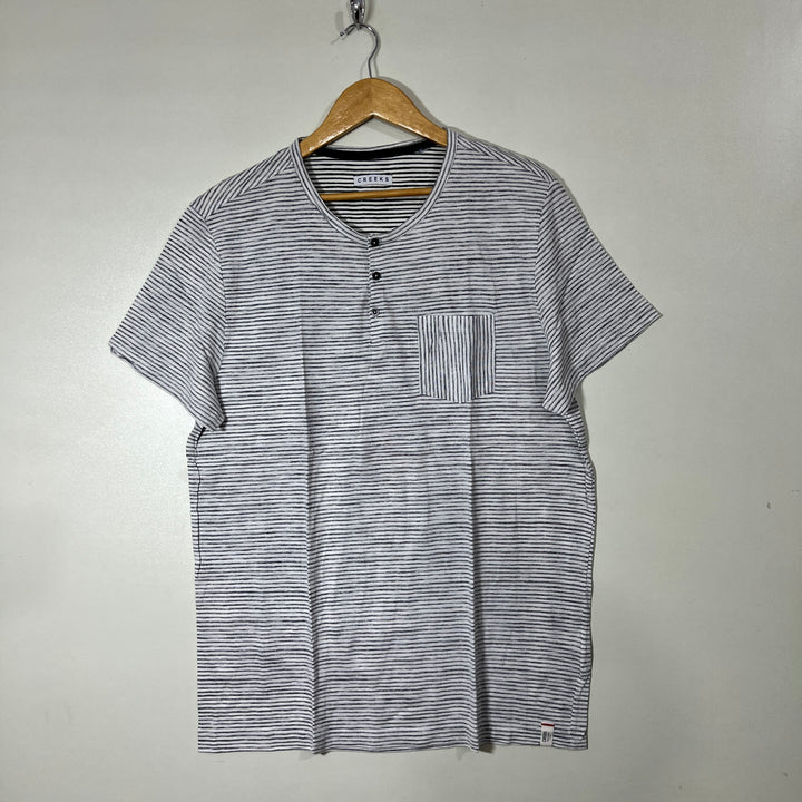 CREEK HENLEY COTTON TSHIRT