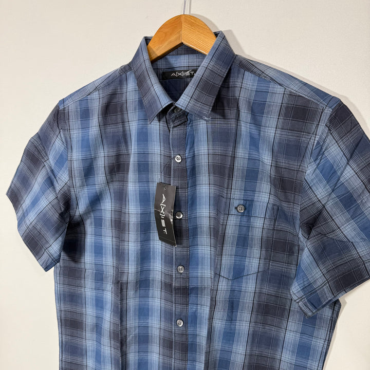 AXIST HALF SLEEVES COTTON CHECKERED SHIRT BRAND NEW