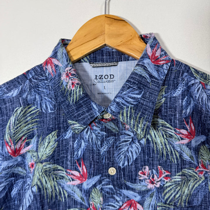 IZOD HALF SLEEVES COTTON SHIRT