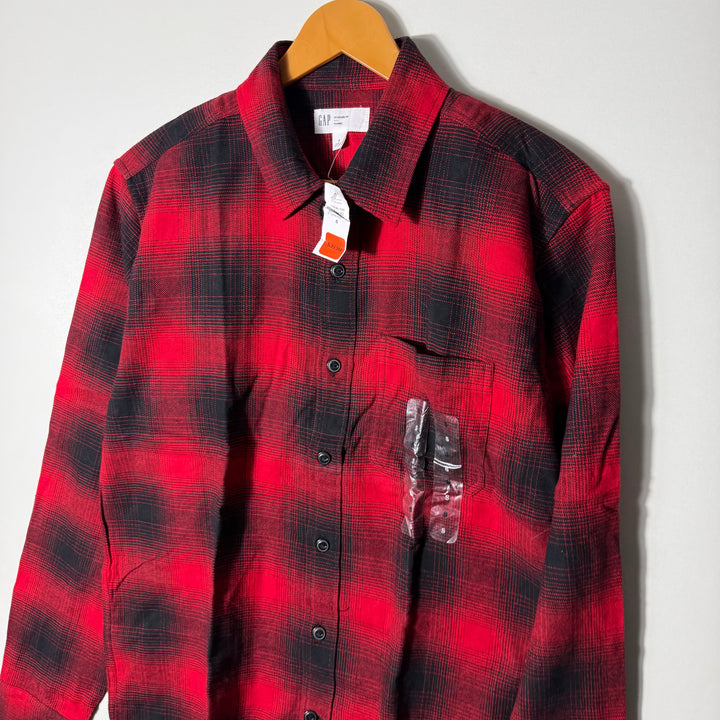 GAP FLANNEL COTTON CHECKERED SHIRT BRAND NEW