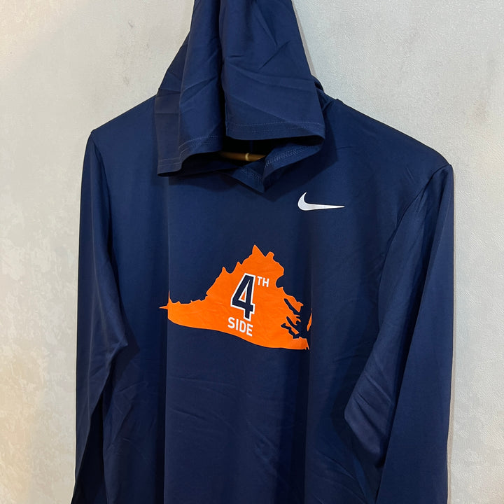 NIKE PRO DRI FIT LONG SLEEVES SPORT TSHIRT WITH HOOD