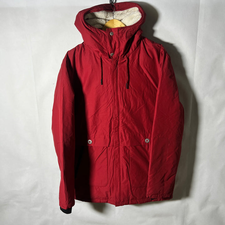 PULL&BEAR PARKA PUFFER JACKET WITH HOOD