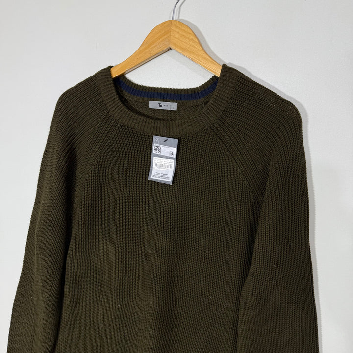 TU MAN KNITED SWEATER BRAND NEW GREEN COLOUR