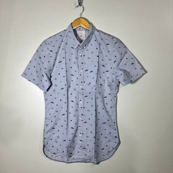 RIVER ISLAND BUTTON DOWN HALF SLEEVES SHIRT