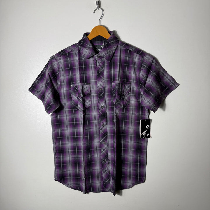 MODERN CULTER HALF SLEEVES DOUBLE POCKETS COTTON SHIRT BRAND NEW