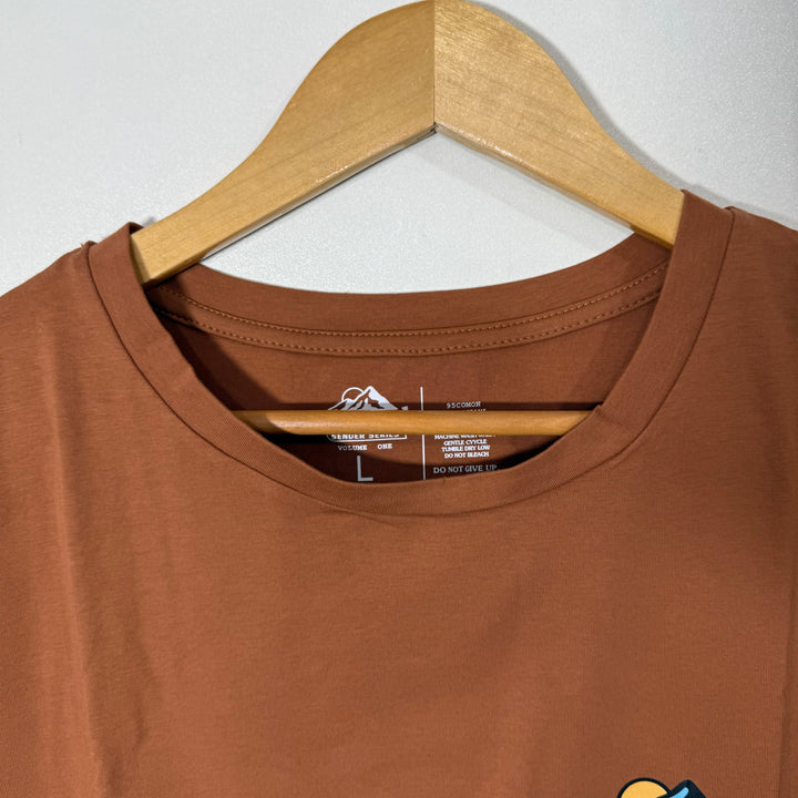 ESCAPED COTTON TSHIRT WITH STRETCH