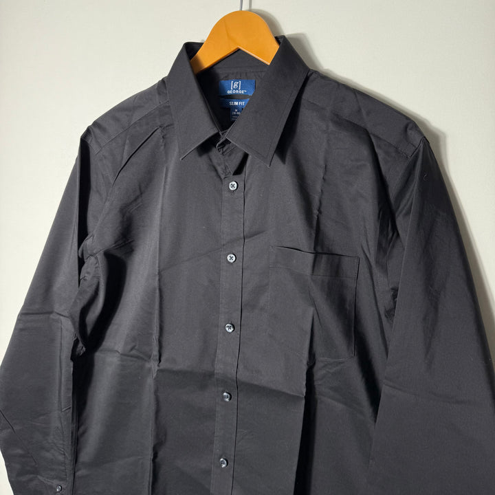 GEORGE SLIM FIT FORMAL SHIRT BLACK COLOUR