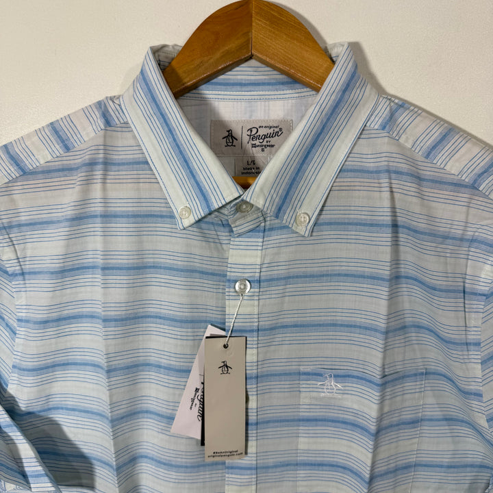 PENGUIN BUTTON DOWN HALF SLEEVES SHIRT BRAND NEW