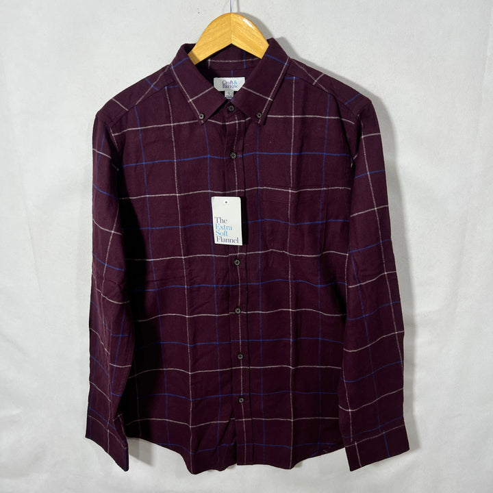 CROFT & BARROW BUTTON DOWN FLANNEL SHIRT BRAND NEW