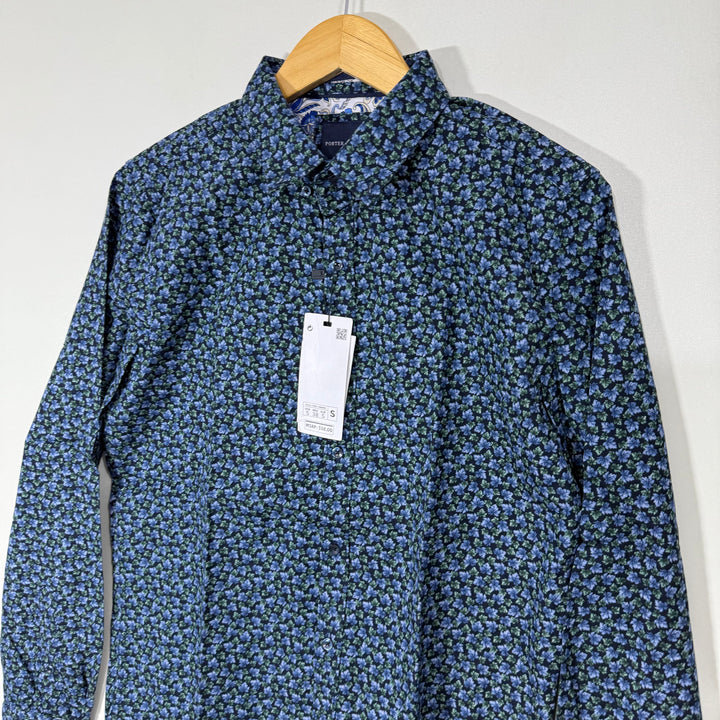 PORTER & ASH PRINTED CASUAL COTTON SHIRT BRAND NEW
