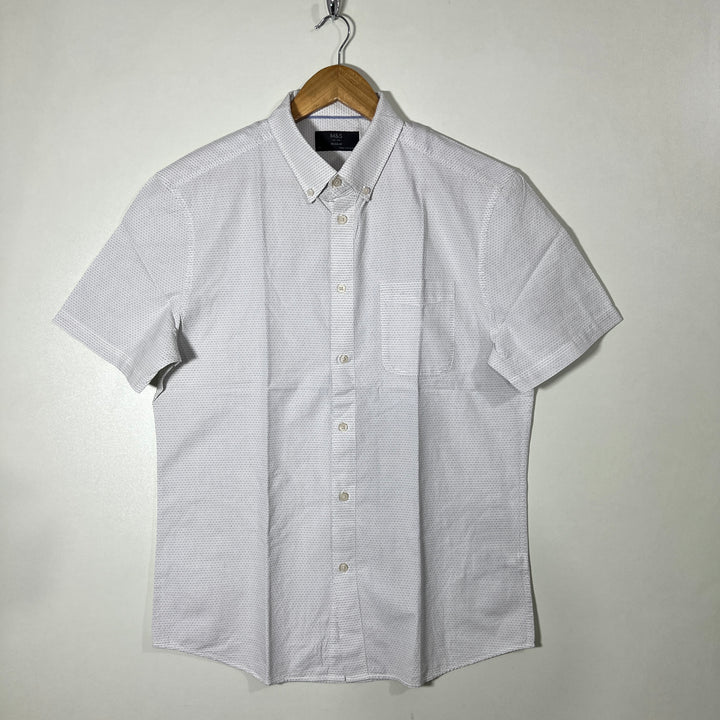 MARKS & SPENCER BUTTON DOWN HALF SLEEVES SHIRT