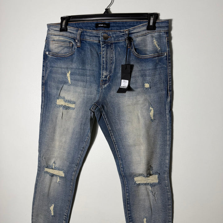 NOVA FASHION MEN SKINNY DENIM PANT BRAND NEW WITH STRETCH