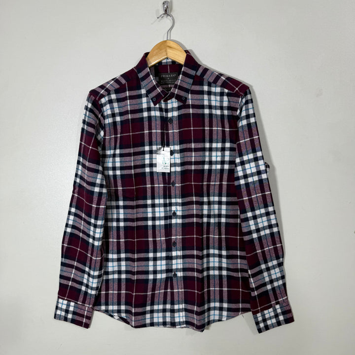 PRIMARK BUTTON DOWN FLANNEL COTTON SHIRT BRAND NEW