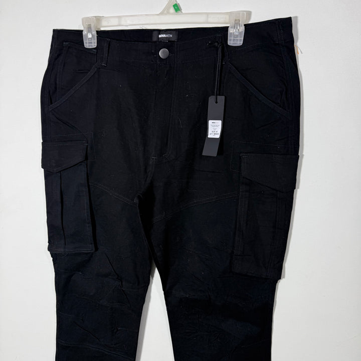 FASHION NOVA MEN CARGO COTTON PANT BRAND NEW BLACK COLOUR