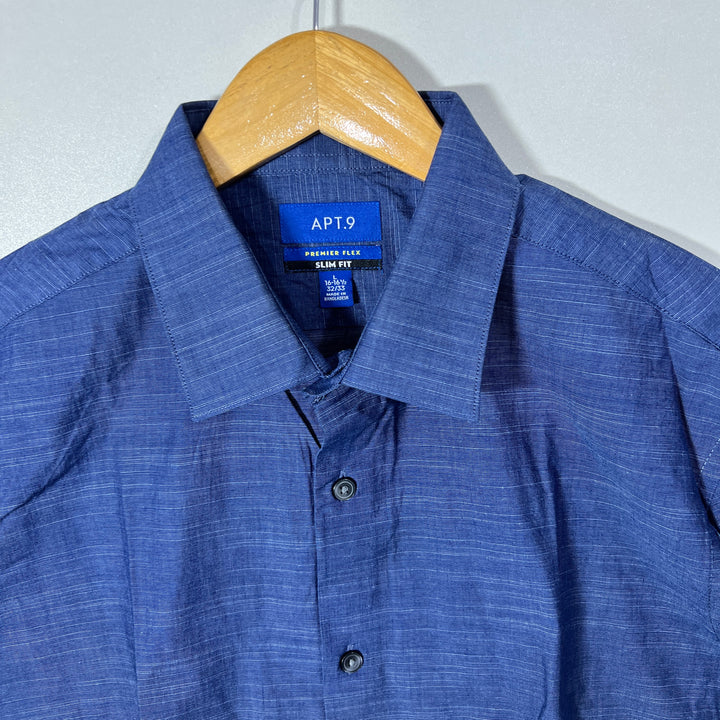 APT.9 SLIM FIT PREMIER FLEX SHIRT
