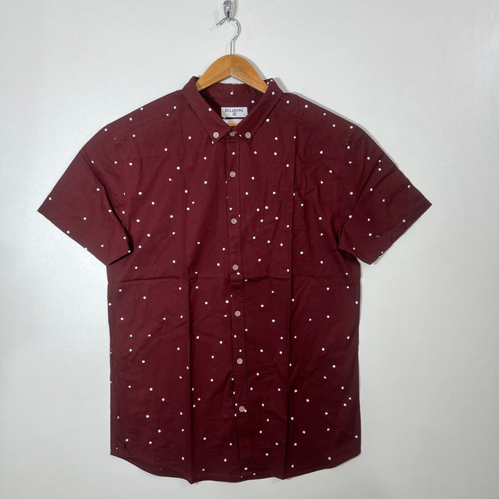 BILLA BONG BUTTON DOWN HALF SLEEVES SHIRT