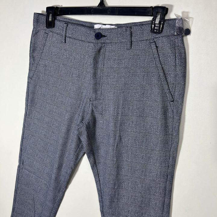 YD SLIM FIT CHECKERED DRESS PANT