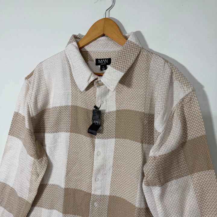 BOOHOOMAN CHECKERED SHIRT BRAND NEW