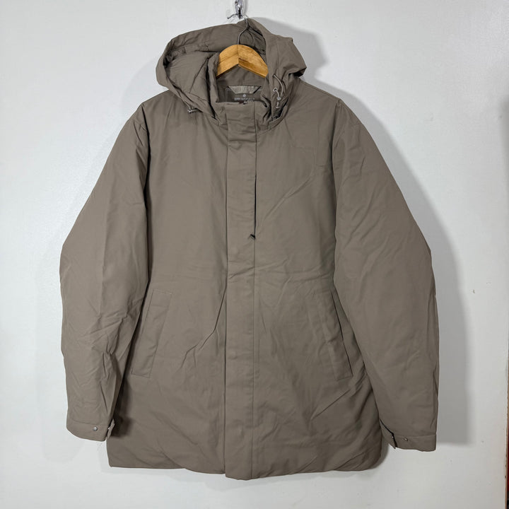 SPRINGFEILD KEEP IT WARM MOISTURE CONTROL WIND RESISTANT WATER REPELLENT COMFORT BREATHABLE DETACHABLE HOOD EASY CARE JACKET