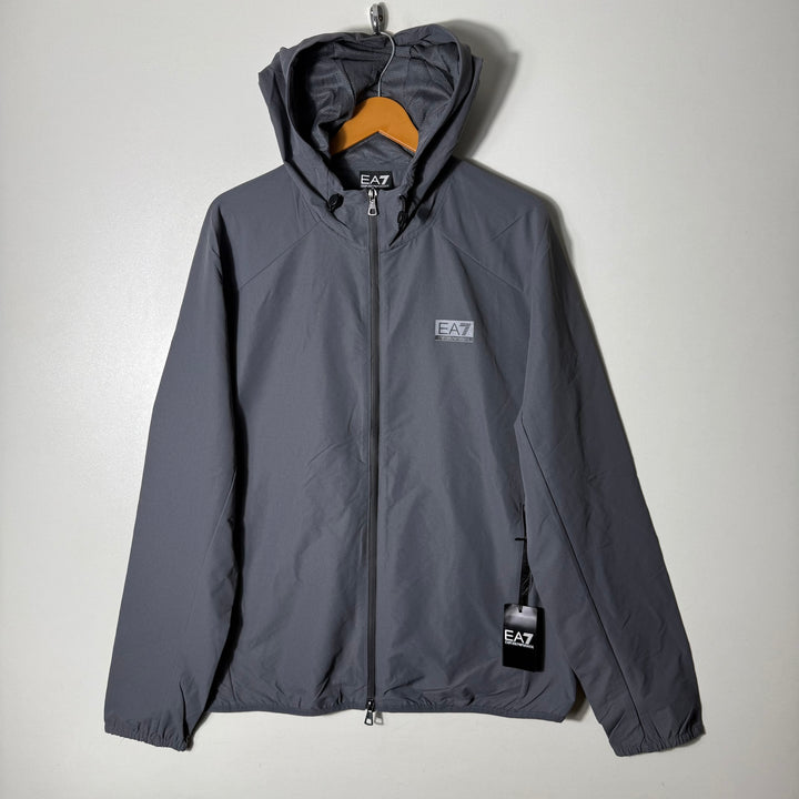 EMPORIO ARMANI BLOUSON TRACK SUIT BRAND NEW GREY WITH STRETCH TROUSER CARGO STYLE