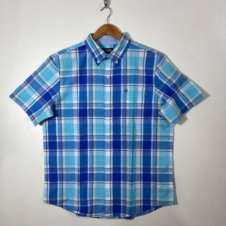 CHAPS BUTTON DOWN HALF SLEEVES SHIRT