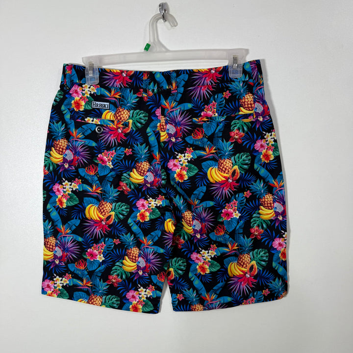 HRESKI PRINTED PERFORMANCE SHORT WITH STRETCH