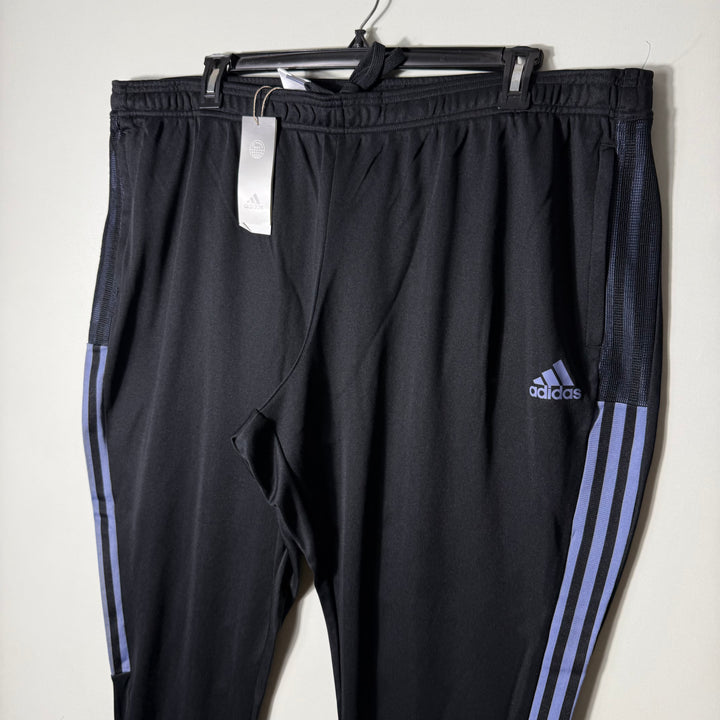 ADIDAS AEROREADY SPORT TROUSER  BRAND NEW WITH SIDE ZIP POCKETS BLACK COLOUR