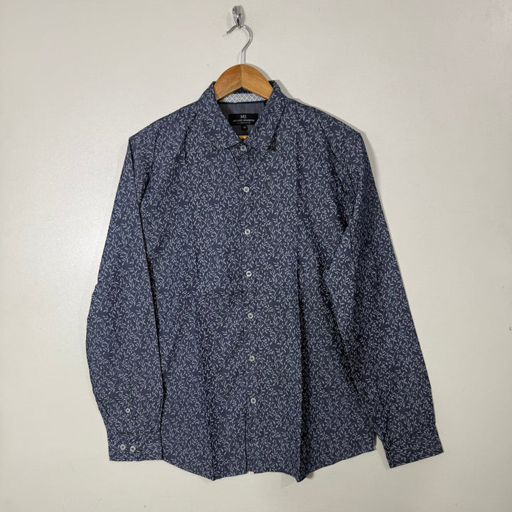 MICHAEL BRANDON SLIM FIT  PRINTED CASUAL COTTON SHIRT