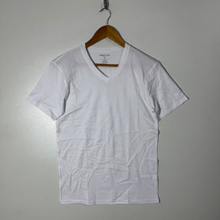 KENNETH COLE V NECK COTTON TSHIRT