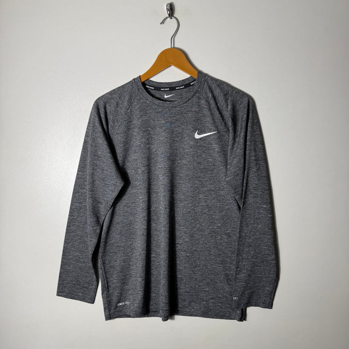 NIKE SWIM LONG SPORT TSHIRT GREY COLOUR