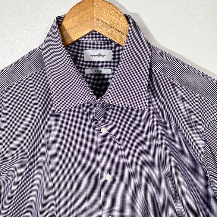NEXT CHECKERED FORMAL SHIRT