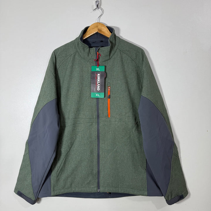 KIRKLAND SIGNATURE SOFT SHELL WINDBREAKER JACKET BRAND NEW INNER FLEECE