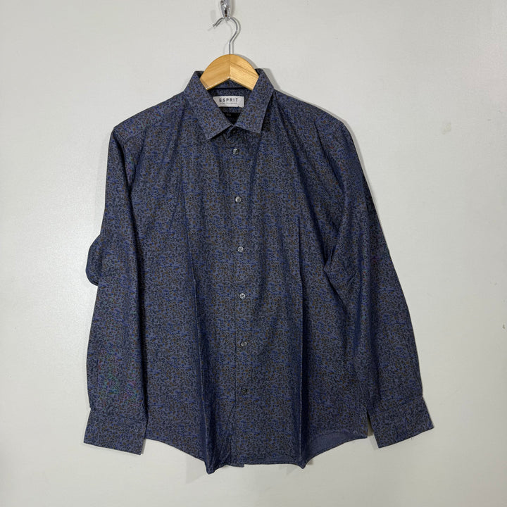 WLESPRIT SLIM FIT CASUAL COTTON SHIRT