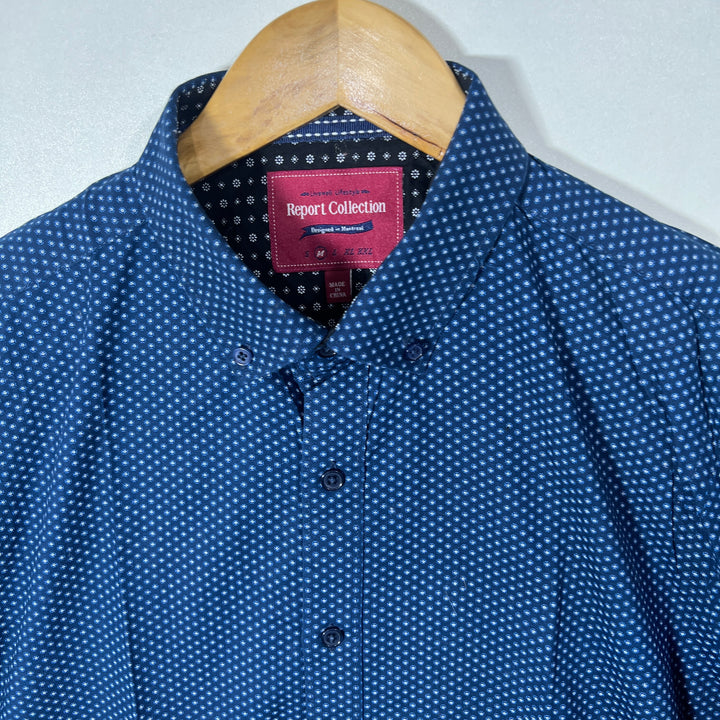 REPORT COLLECTION BUTTON DOWN CASUAL COTTON SHIRT