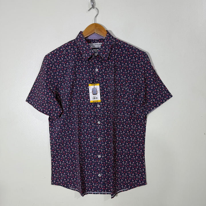 NICK GRAHAM HALF SLEEVES PERFORMANCE SHIRT BRAND NEW WITH STRETCH