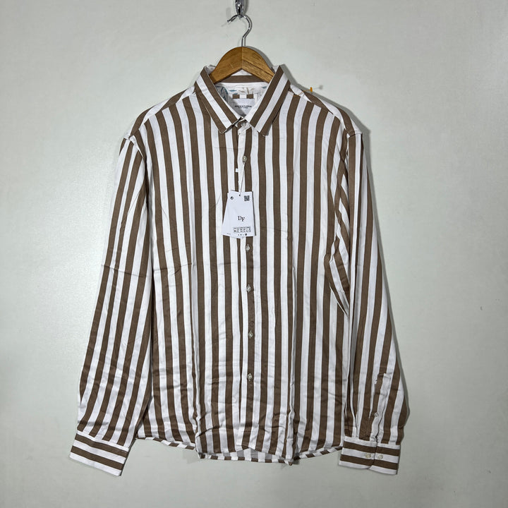 DENIM & FLOWER LONG SLEEVES HAWAI SHIRT BRAND NEW