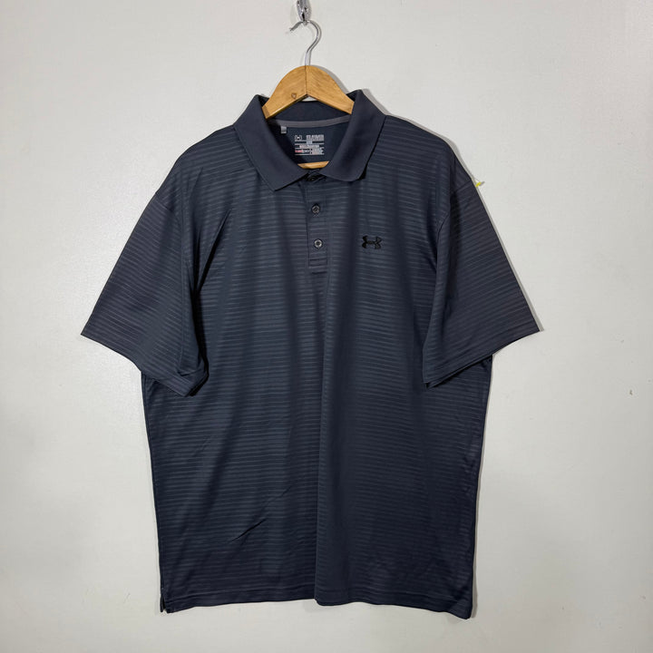 UNDER ARMOUR HEATGEAR SPORT POLO TSHIRT GREY COLOUR
