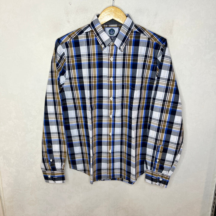 CHARLES WILSON BUTTON DOWN CASUAL COTTON SHIRT