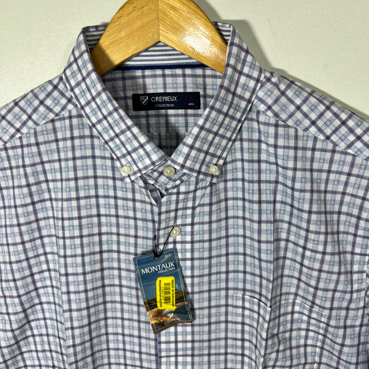 CREMIEUX BUTTON WHALF SLEEVES SHIRT BRAND NEW