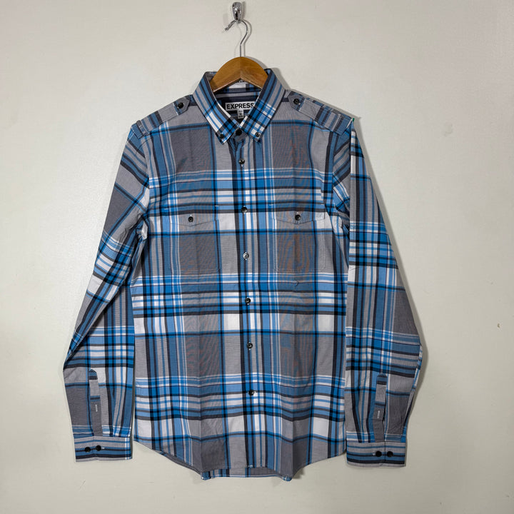 EXPRESS EXTRA SLIM FIT CASUAL COTTON SHIRT
