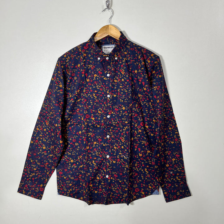 EXPRESS BUTTON DOWN CASUAL COTTON SHIRT