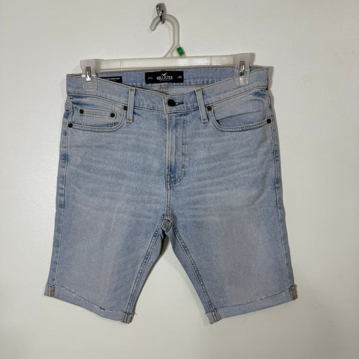 HOLLISTER SKINNY FIT DENIM SHORT WITH STRETCH