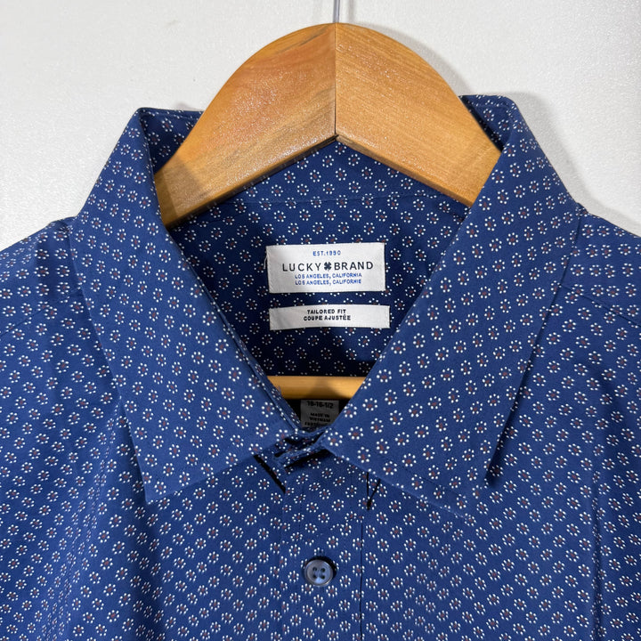 LUCKY BRAND TAILORED FIT HALF SLEEVES SHIRT