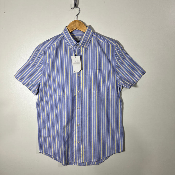 NEXT BUTTON DOWN HALF SLEEVES OXFORD COTTON SHIRT BRAND NEW