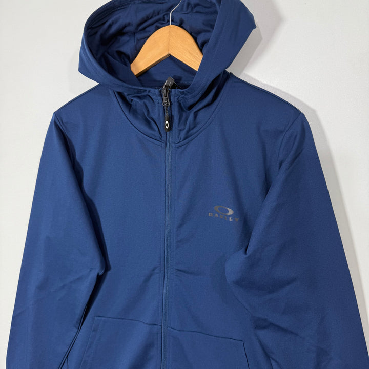 OAKLEY PERFORMANCE SPORT JACKET WITH HOOD BLUE COLOUR
